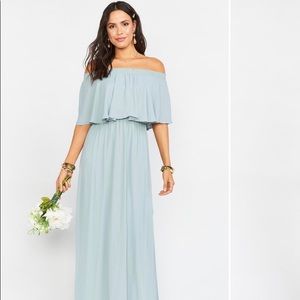 Hacienda Maxi Dress Sage Crisp